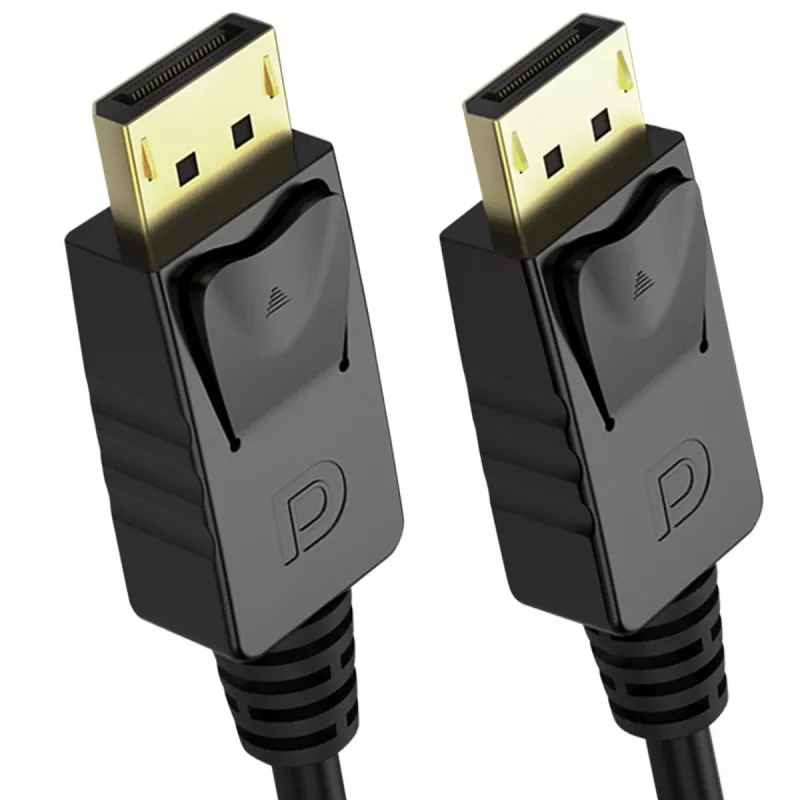DisplayPort kabelis Unitek Y-C609BK — 3 m, vīriešu-vīriešu, melns