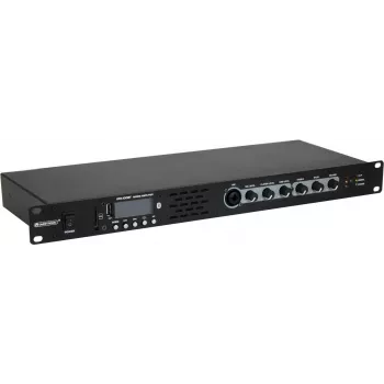Miksera pastiprinātājs Omnitronic EPA-100BT 100W ar Bluetooth — 2 kanālu publiskās adreses miksera pastiprinātājs