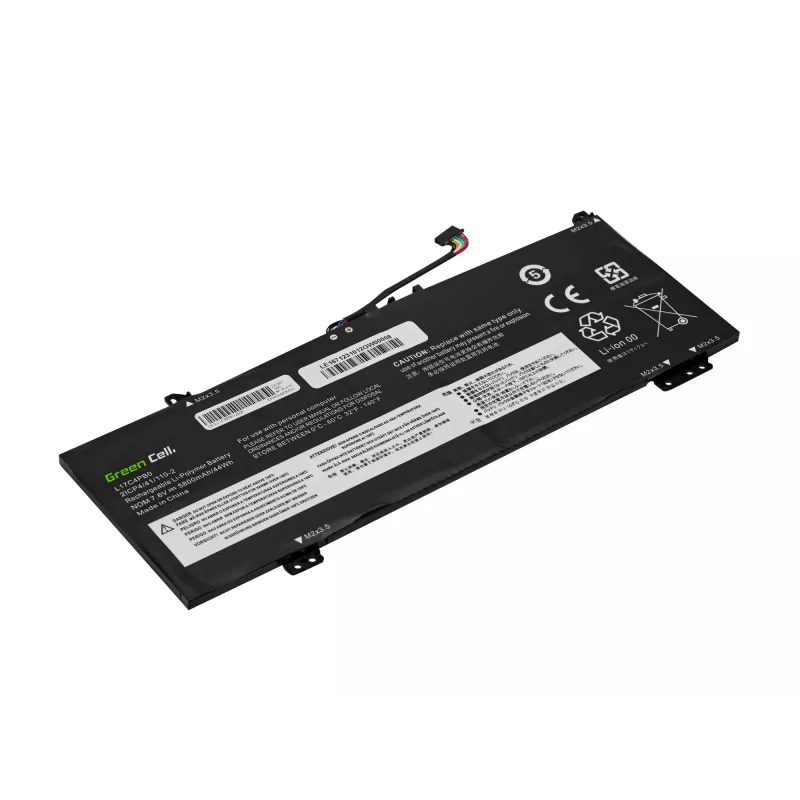 GREEN CELL akumulators L17C4PB0 7.6V 5800mAh priekš Lenovo IdeaPad 530S Yoga 530