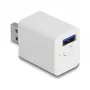 DELOCK 11832 viedais spraudnis — iekštelpu Wi‑Fi viedā kontaktligzda, 2 A, 2400 MHz, balta