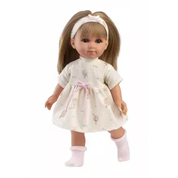 lelle Llorens Elena 35 cm — reālistiskas iezīmes, mīksts ķermenis