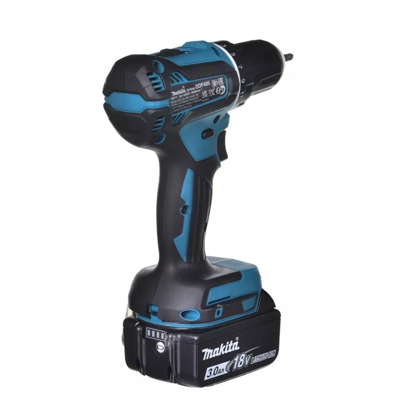 MAKITA DDF485RF3J Urbjmašīna 3x 18V 3Ah
