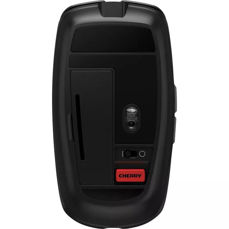 CHERRY Stream Desktop Recharge tastatūra Pele iekļauta Universāls RF Bezvadu AZERTY Beļģu melna