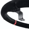 Asetek SimSports stūres aploces, padziļināta, 340 mm - melna, zamšāda