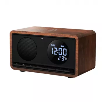 MANTA radio pulkstenis RDI912B Rimini Melns ar 12 collu displeju un 8 GB atmiņu