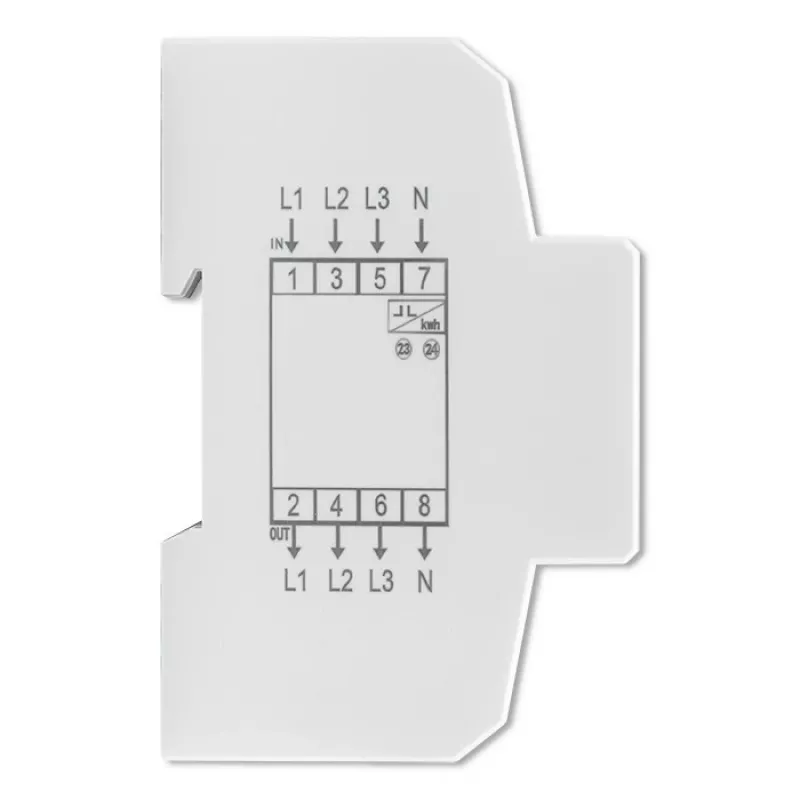 Trīsfāzu elektroniskais skaitītājs QOLTEC 50992 400V 100A