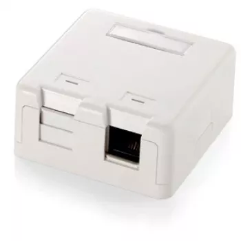 2-Port Keystone Jack Surface Mount Box Equip 125122
