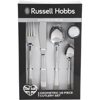 Galda piederumu komplekts Russell Hobbs RH01519EU7 16 gab. ģeometrisks dizains, nerūsējošais tērauds