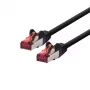 Tīkla kabelis LOGON TCR66SS150BL Cat6 SF/UTP (S-FTP) RJ-45–RJ-45 15 m Melns