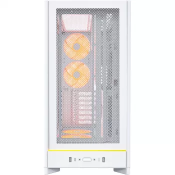 Datora korpuss Montech HS01 PRO Midi Tower balts
