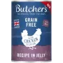 Mitrā suņu barība butcher's Oriģināls Mega pack — gabaliņi želejā, 6 x 400 g, 82% mitruma, 7,5% olbaltumvielu, 5% tauku