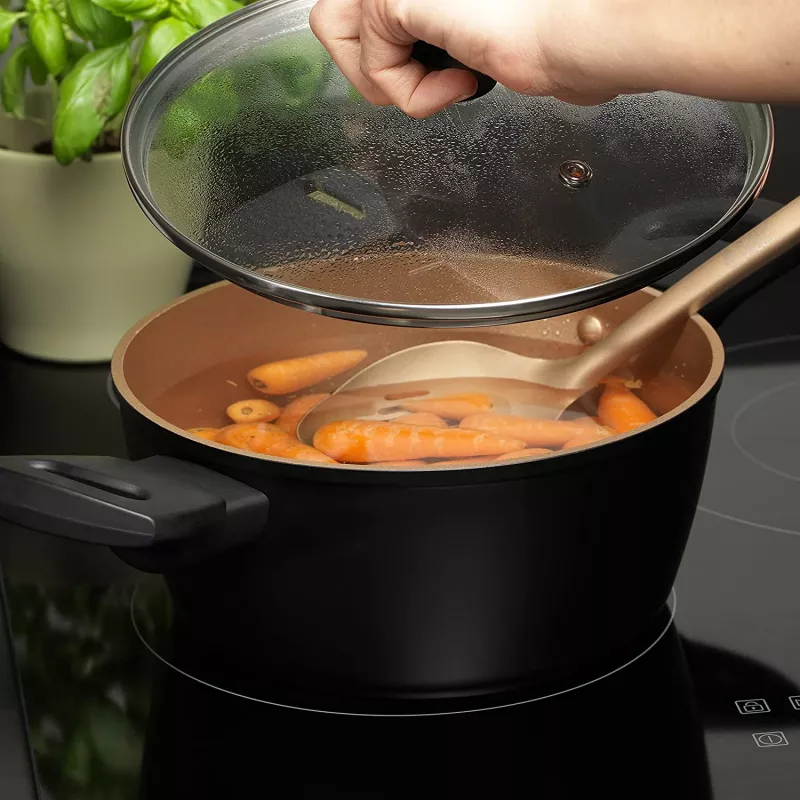 Katls Russell Hobbs RH01669BEU7 20 cm, melns, nerūsējošā tērauda iekšpuse