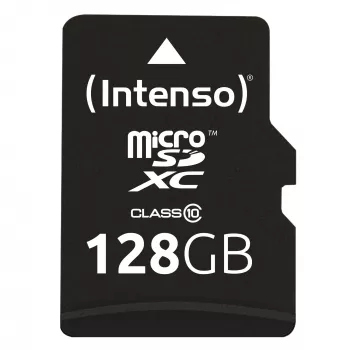 Atmiņas karte MICRO SDXC 128GB C10/W/ADAPTER 3413491 INTENSO