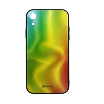 Ekrāna aizsargstikls Tellur Cover Glass print iPhone XR — dekoratīvi apdrukāts rūdīts stikls