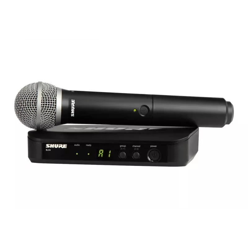 Shure BLX24E/PG58-H8E – bezvadu vokālā sistēma ar PG58 mikrofonu