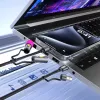 USB kabelis 4smarts 541060 USB 2.0 1m USB C melns pelēks