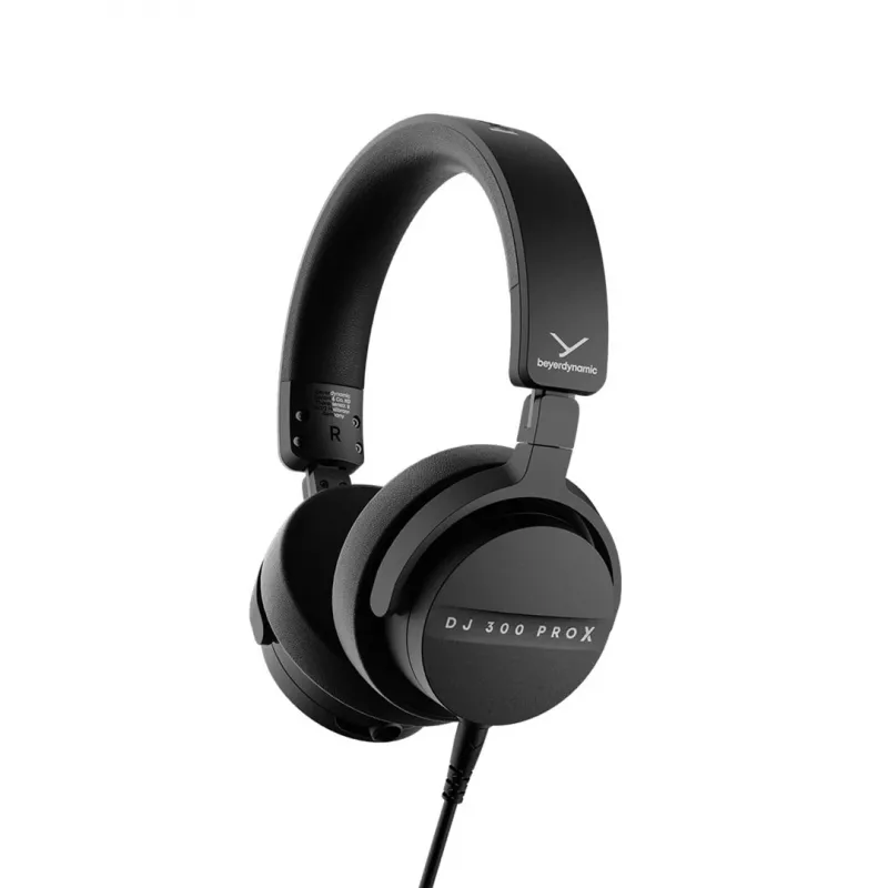 Austiņas, kas aizsedz ausis, Beyerdynamic DJ 300 Pro X — slēgta tipa, vadu, paredzētas DJ monitorēšanai, 45 mm draiveri, 48 Ω, 5–35 kHz