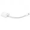 USB Adapter, USB-C spraudnis > DisplayPort ligzda (balts, 11 cm)