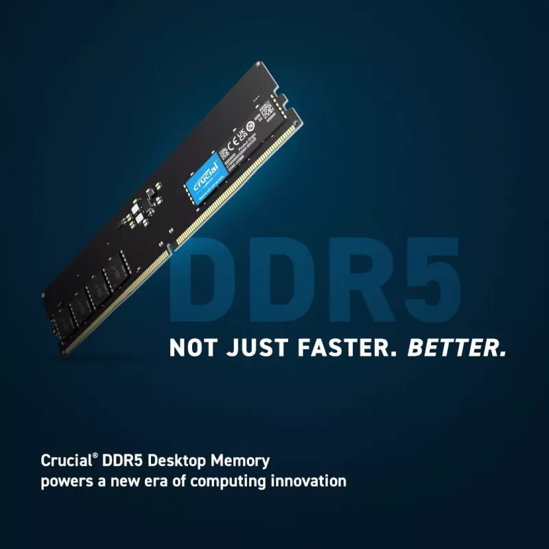 MEMORY DIMM 32GB DDR5-4800/KIT2 CT2K16G48C40U5 CRUCIAL