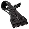 SILVERSTONE 24-pin ATX pagarinājuma kabelis SST-PP06BE-MB35, 350 mm, melns