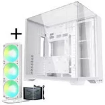 Lian Li O11 Vision Compact + TRYX PANORAMA SE ARGB pilnīga šķidruma dzesēšana - balta, 360 mm