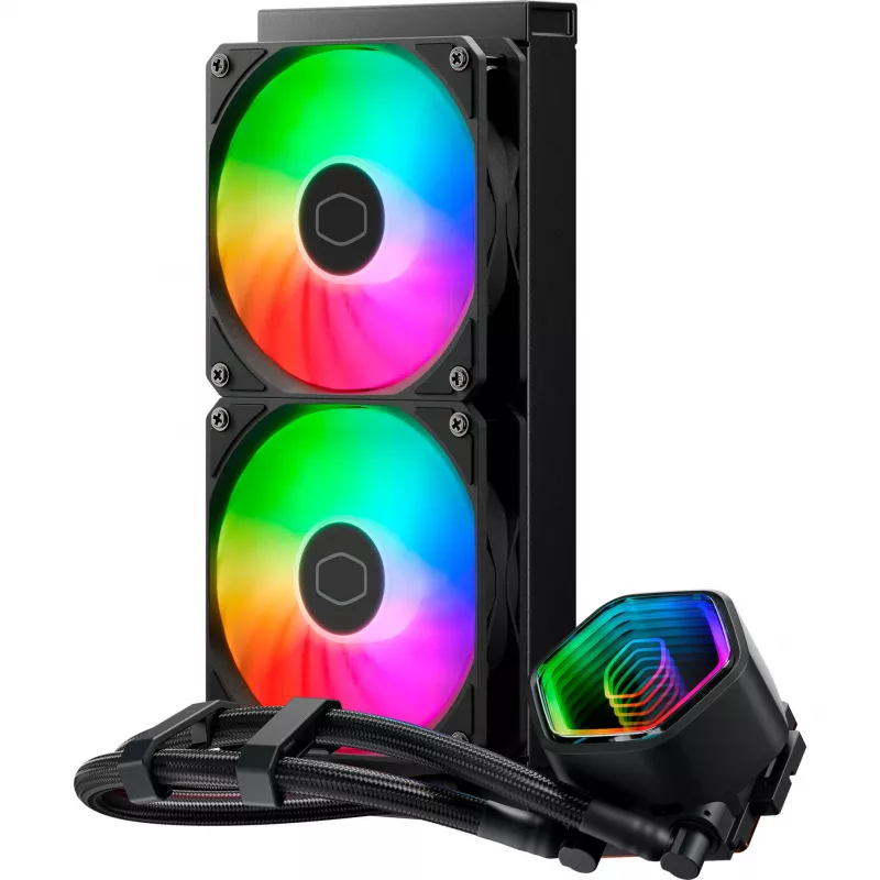 Cooler Master MasterLiquid 240 Core II procesora šķidruma dzesēšanas komplekts 4.72 (12 cm) melns