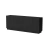 Kumode Cama LIVERTI 2000x420x780 mm, melna, skaidu plākšņu korpuss, 16 mm
