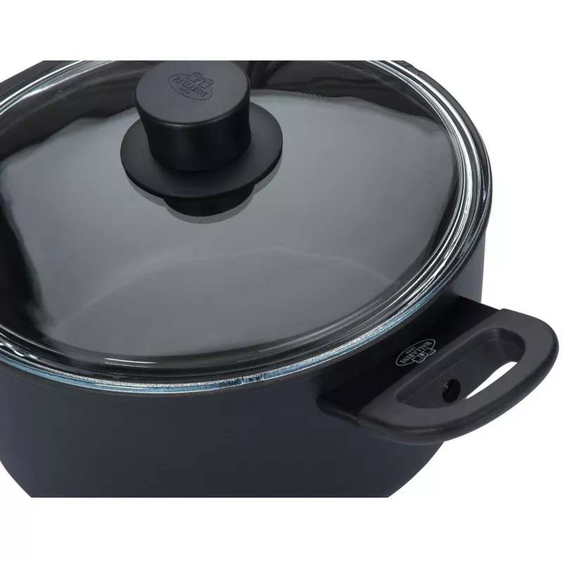 Katliņš BALLARINI 75002-921-0 Apaļš Melns Alumīnijs 24 cm
