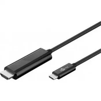 Goobay USB 3.1 Type-C™ uz High Speed HDMI™ adaptera kabelis, 1,8 m - USB-C™ spraudnis > HDMI™ standarta spraudnis (A tips) (77528)