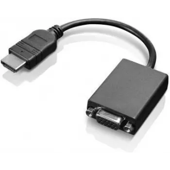 HDMI uz VGA adapteris Lenovo 03X7277 — pasīvs video pārveidotājs, atbalsta līdz 1080p