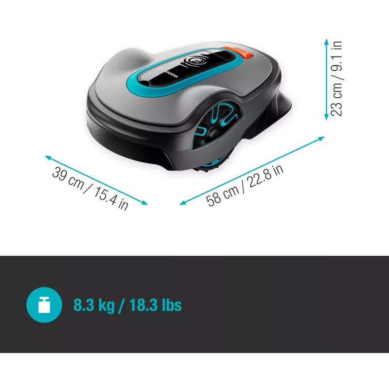 Robotizēts zāliena pļāvējs Gardena smart SILENO life