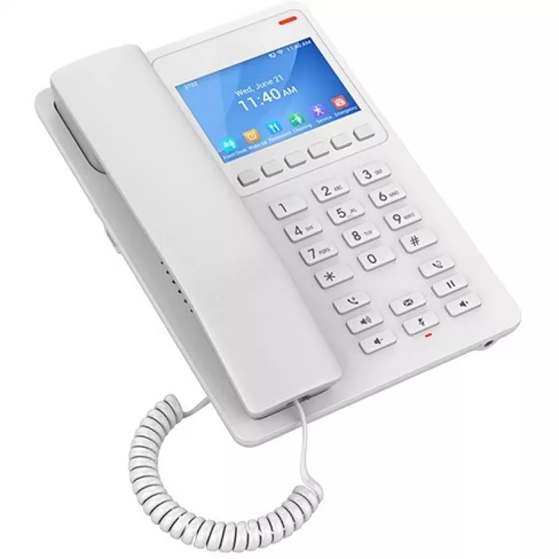 Bezvadu IP tālrunis Grandstream GHP630W — HD audio, Wi-Fi, austiņas galda un mobilai lietošanai