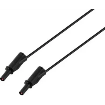 Voltcraft MSB-532 Test Lead 4mm 1 m Melns 2.5mm² CAT IV 600V 32 A (VC-16832955)