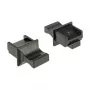 RJ-45 ligzdas aizsargvāciņš DeLOCK 64020 Melns 10 gab.