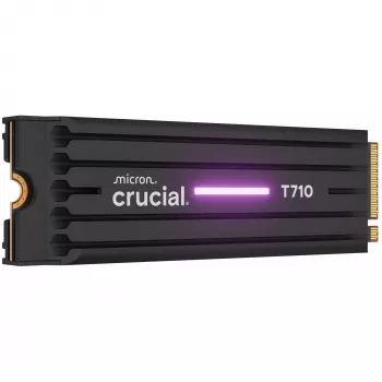 SSD CRUCIAL T710 4 TB M.2 PCIe 5.0 NVMe — 4000 GB, Read 14500 MB/s, Write 13800 MB/s