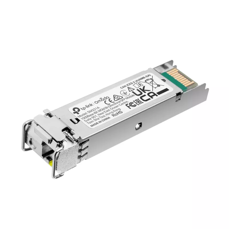 TP-Link 1000Base-BX WDM divvirzienu SFP modulis, optiskā šķiedra, 1250 Mbit/s, SFP, LC (UPC), 9/125 µm, 10000 m