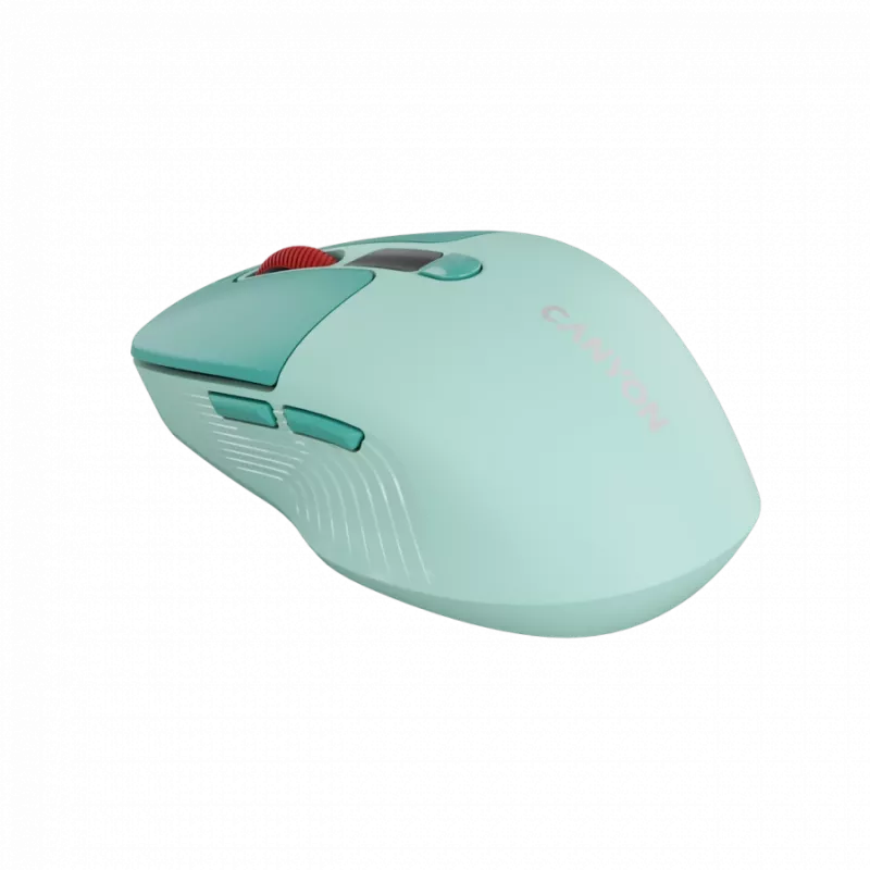 Canyon MW-26 - 2in1 bezvadu optiskā pele Bluetooth / 2.4 GHz - klusa - zaļa