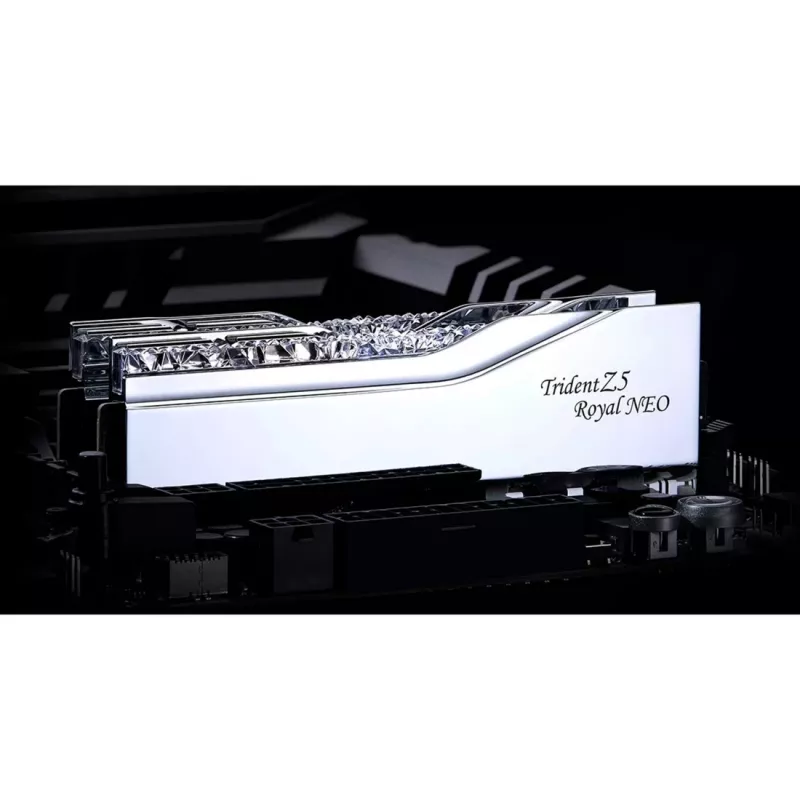 Trident Z5 Royal NEO RGB EXPO 32GB (2x16GB) DDR5 PC5-48000C28 6000MHz – sudrabots
