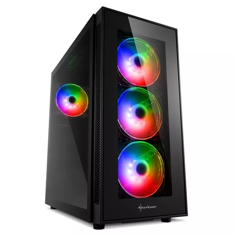 Sharkoon TG5 Pro RGB Midi Tower Melns