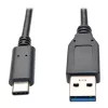 Tripp U428-003-G2 USB-C–USB-A kabelis (spraudnis/spraudnis) — USB 3.2 Gen 2 (10 Gbit/s) — saderīgs ar Thunderbolt 3 — 0,91 m — 1,83 m — USB C — USB A — USB 3.2 Gen 2 — vīriešu/vīriešu