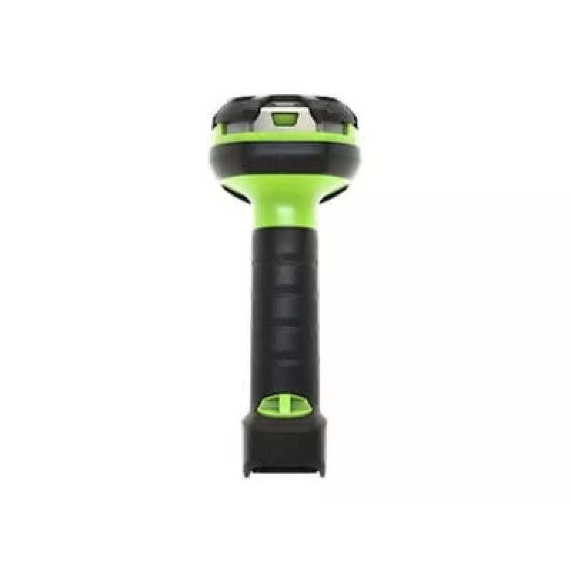 Rokas 1D svītrkodu lasītājs Zebra LI3608 — vadu RS-232/USB/tastatūras ķīlis, IP65/IP67, 4,5–12,6 V, 327 g