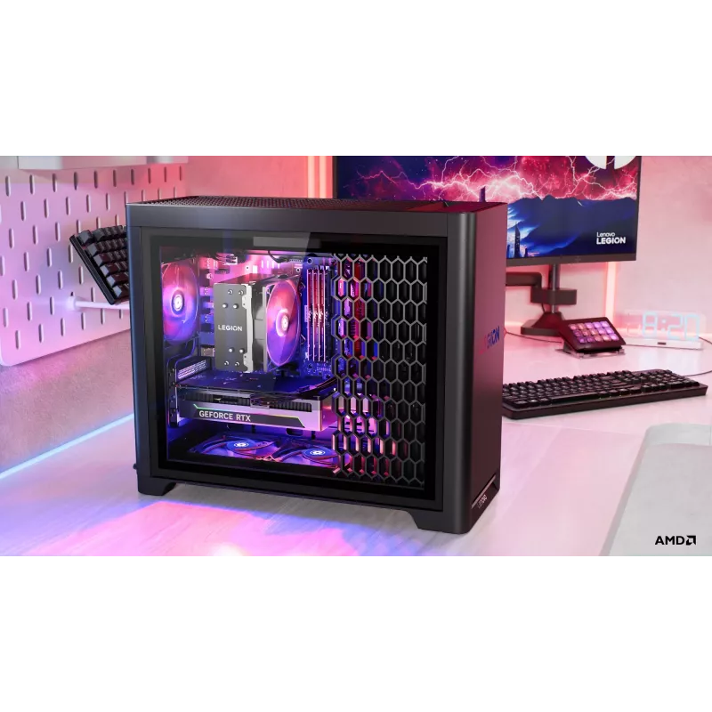 Lenovo Legion | T5 30AGB10 | Galddators | Tornis | AMD Ryzen 7 | 7700X | 32 (2x16GB) GB | UDIMM DDR5 | 512 GB | NVIDIA GeForce RTX 5070 | Bez tastatūras | Windows 11 Pro | Garantija 24 mēn.