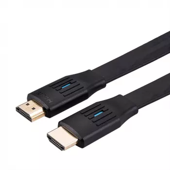 VALUE UHD HDMI kabelis, plakans ST/ST 8K60Hz/4K120Hz 1m - Kabelis - Digitāls/Displeja/Video - Tīkls - 1 m (11.99.5906)