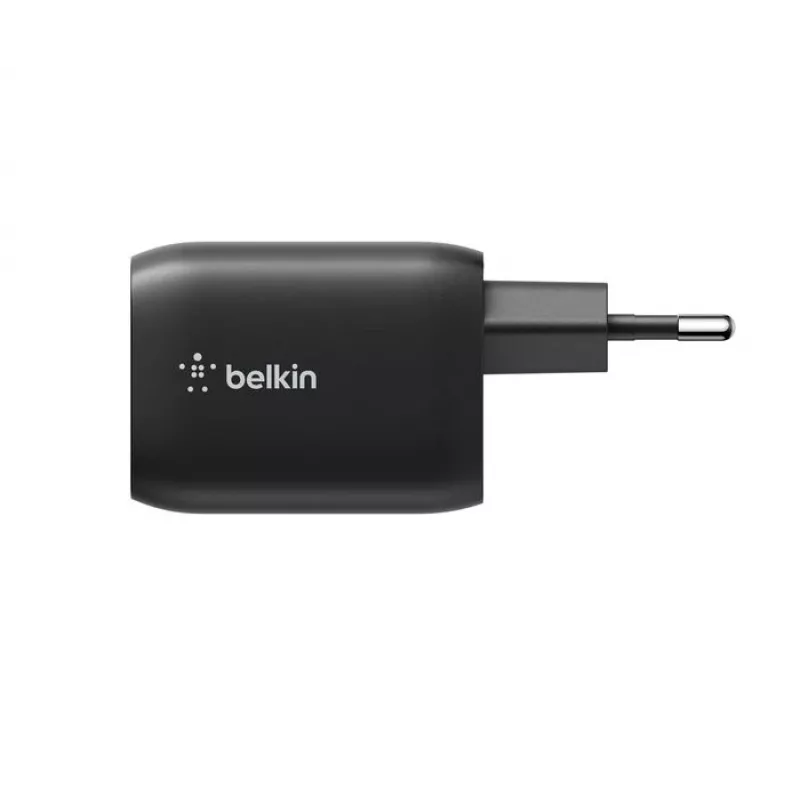 USB-C dubultlādētājs Belkin ENA007KQBK 65 W — Divu USB-C PD uzlāde klēpjdatoriem un mobilajām ierīcēm