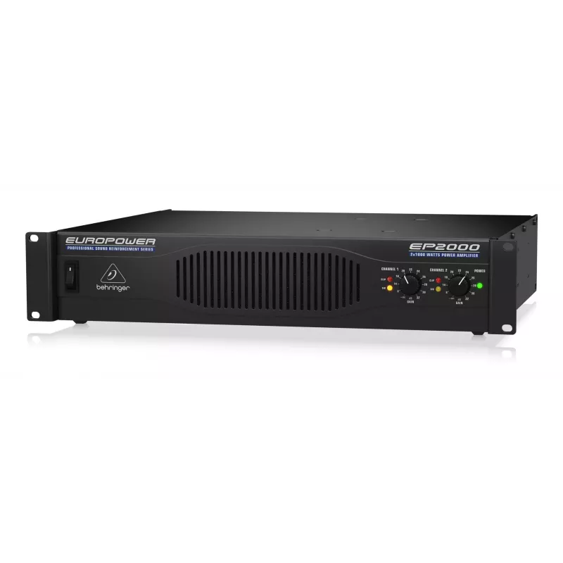 Behringer EP2000 audio pastiprinātājs Performance/stage Melns