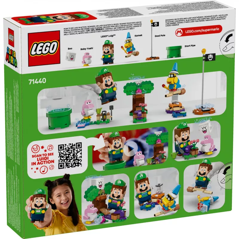 Konstruēšanas rotaļlieta LEGO 71440 Super Mario Interaktīva LEGO Luigi figūriņa