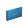Ārējais HDD/SSD korpuss NATEC Rhino GO 2.5 collu — USB 3.0, SATA III, līdz 4 TB, 9,5 mm, alumīnijs, zils