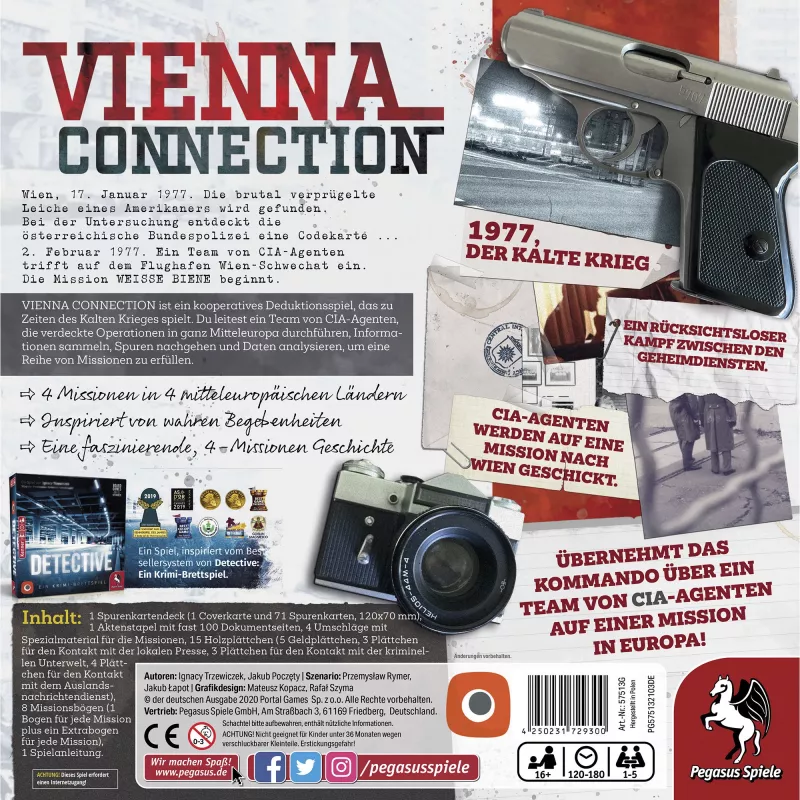 Vienna Connection, galda spēle
