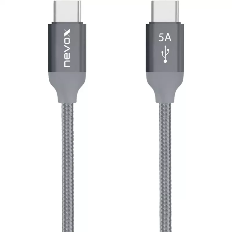 Nevox 1653 USB kabelis pelēks
