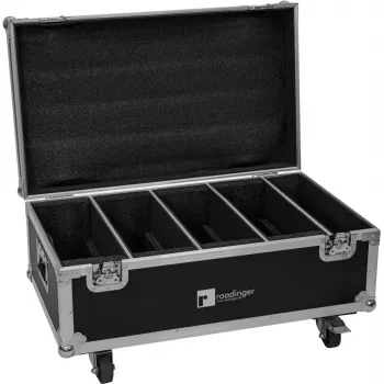 Flightcase Roadinger 31005238 4× LED CLS-18 QCL RGB/WW